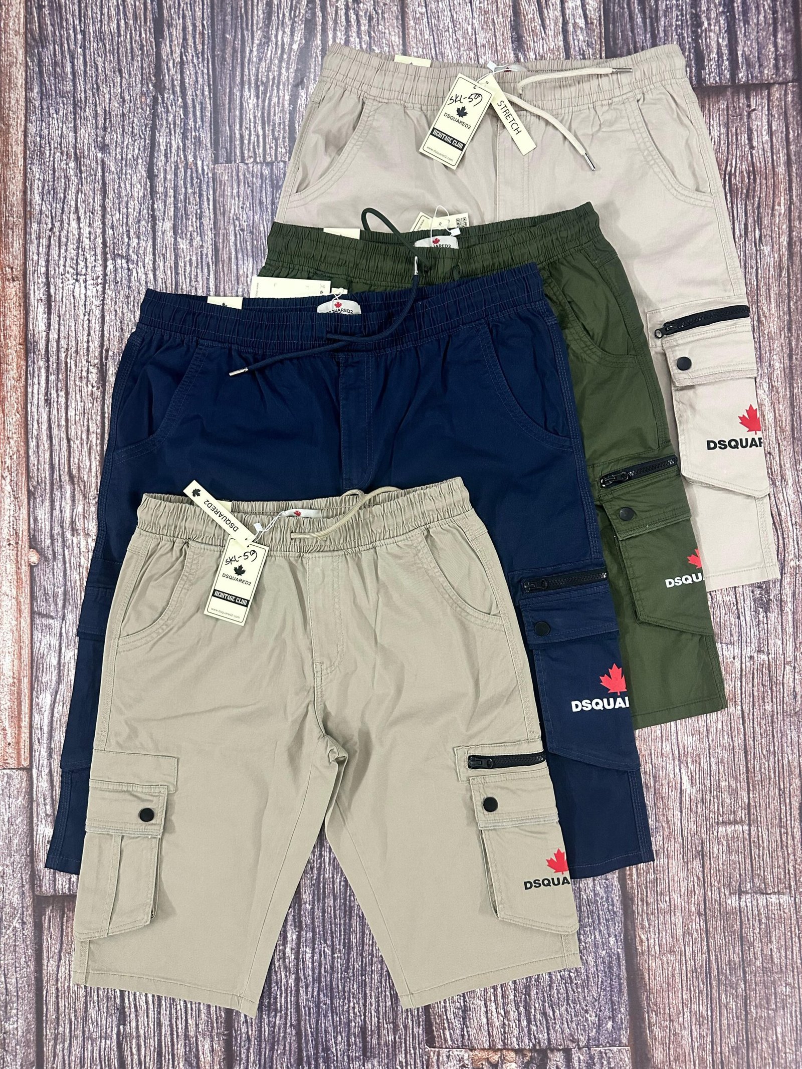 WhatsApp Image 2026-01-18 at 4.09.11 PM M 12 Man's Twills Kizer 3Quarter Cargo (DSQUARD) 24 Pcs - Image 1
